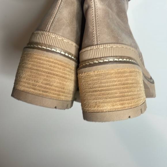 SOLD Free People | Women’s Tan Lug Sole Mel Slouch Boots Size 9 NWOB - Picture 5 of 7